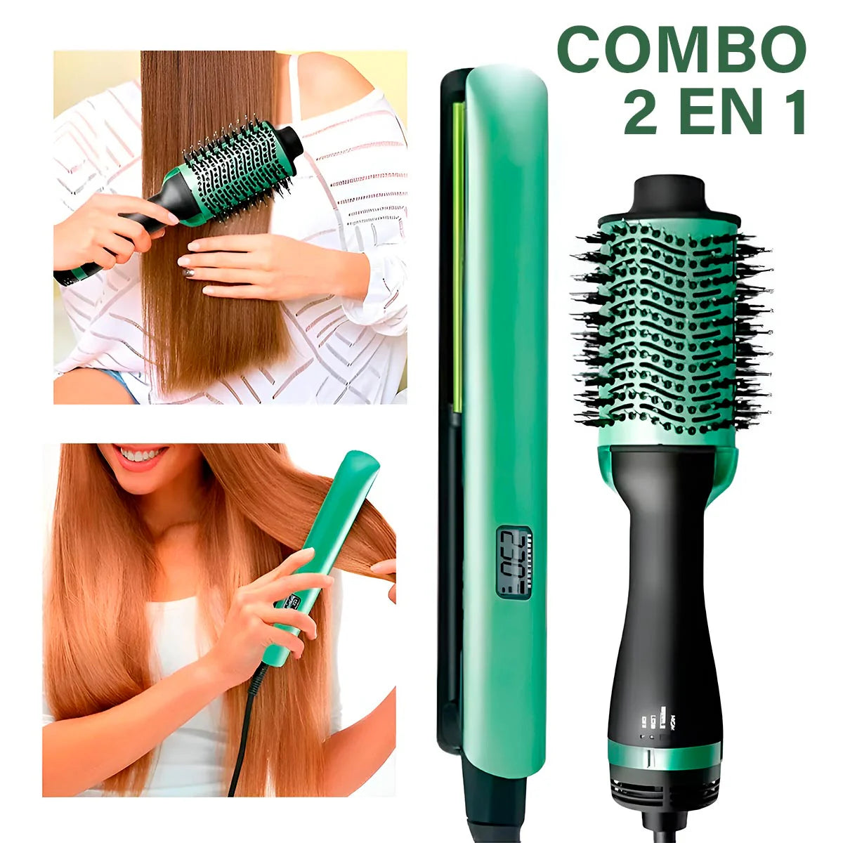 COMBO AGUACATE CEPILLO Y PLANCHA+ENVIO GRATIS🎁