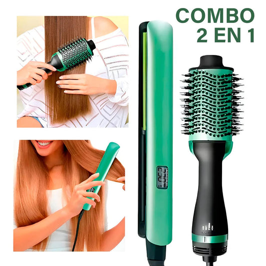 COMBO AGUACATE CEPILLO Y PLANCHA+ENVIO GRATIS🎁